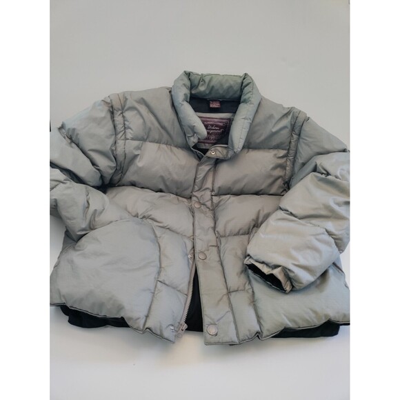 Extra Large Unisex Urban Equipment Gray Puffer Jacket With Removable Sleeves - Picture 3 of 16